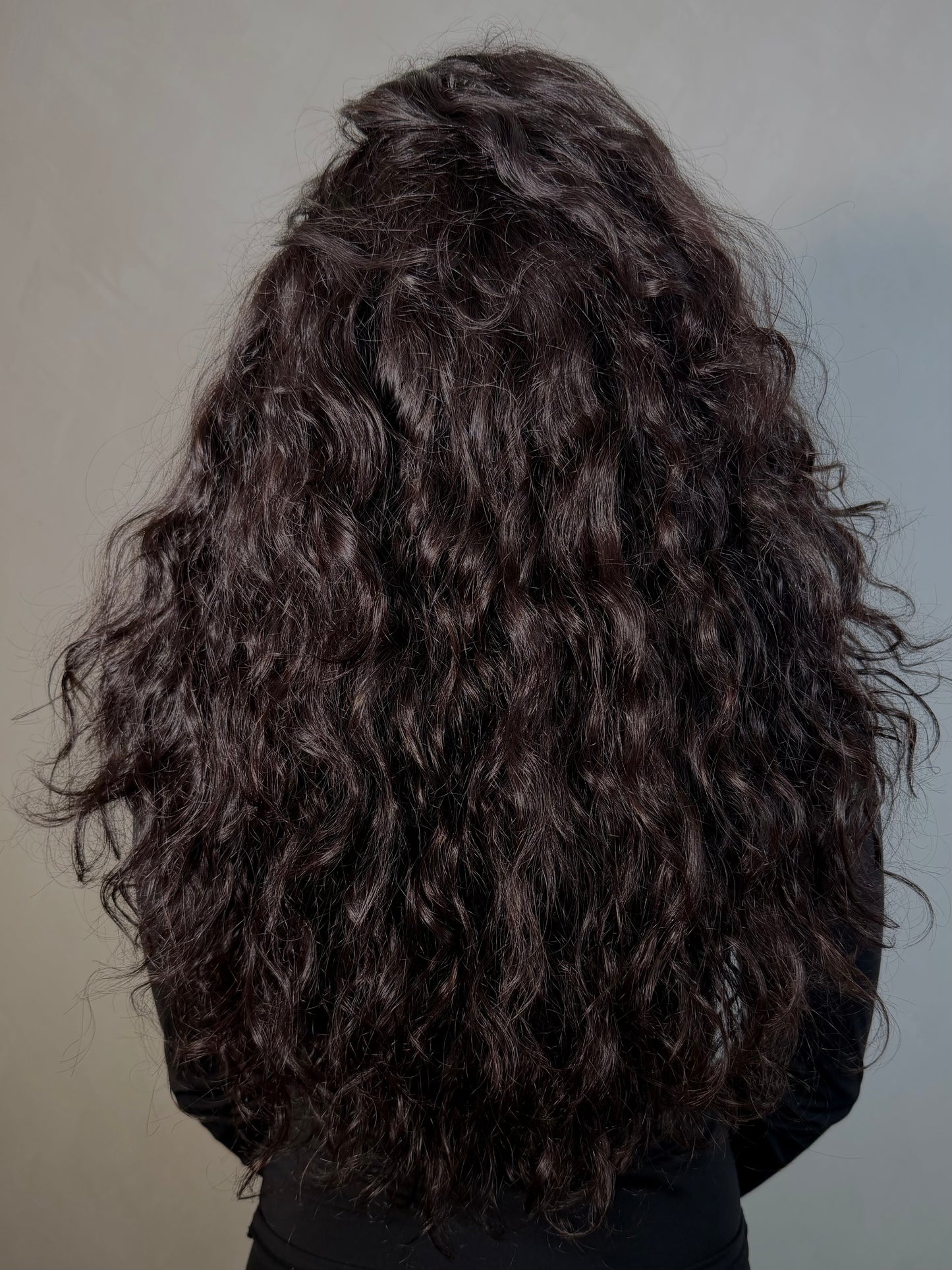 Long, wavy indian raw hair