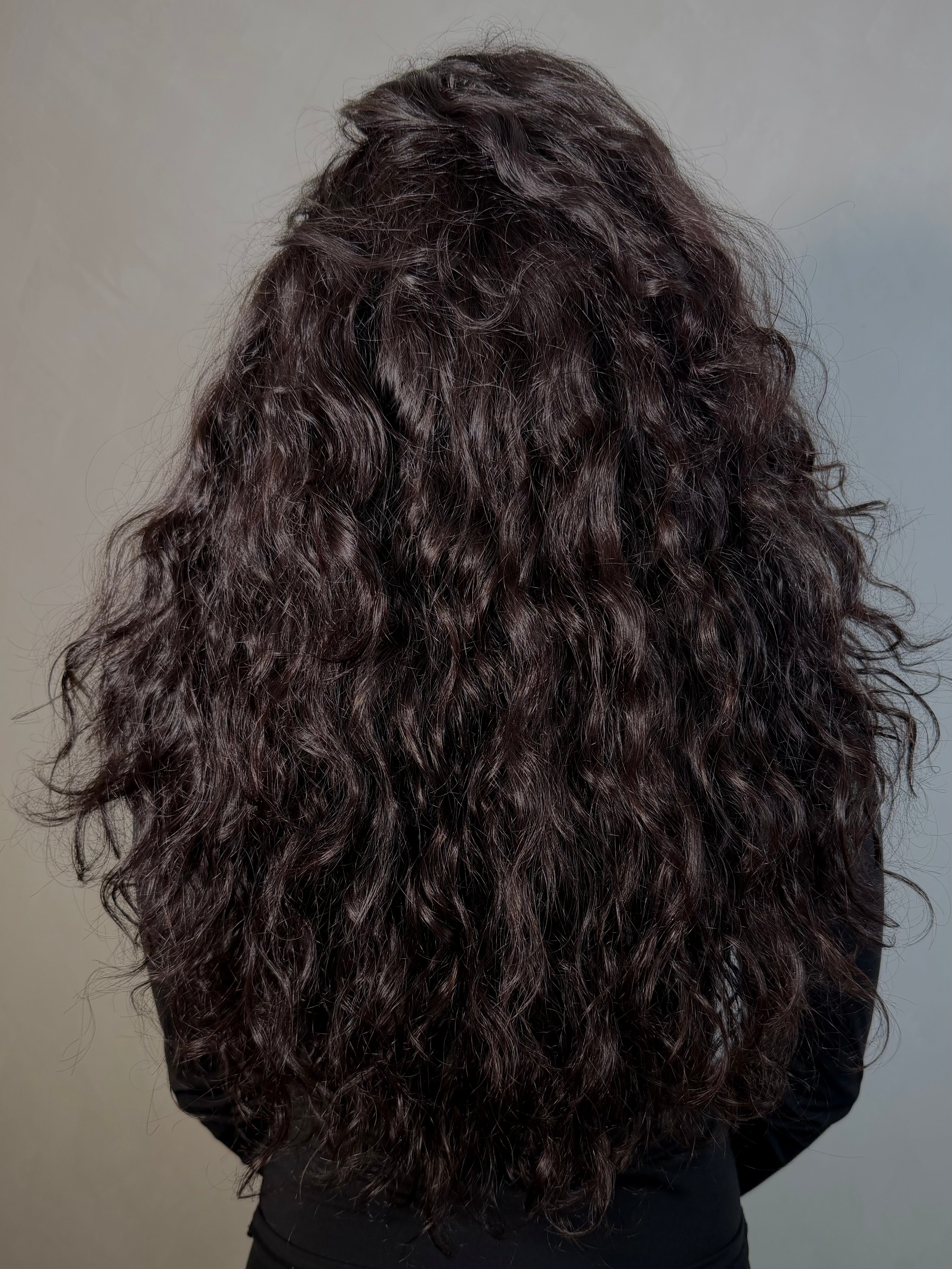 Long, wavy indian raw hair