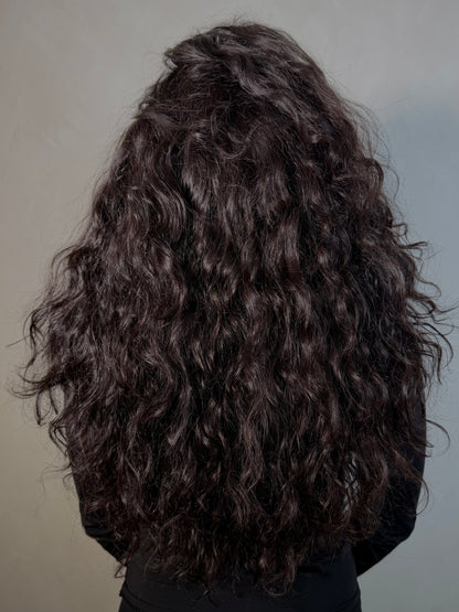 Long, wavy indian raw hair