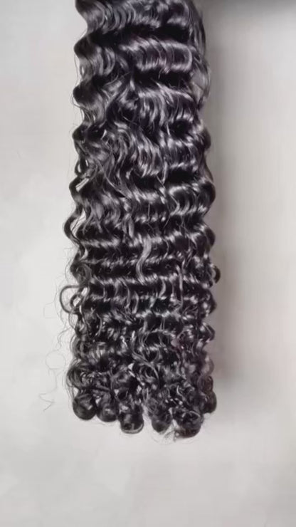 Burmese Curly Bundle + Closure Deal